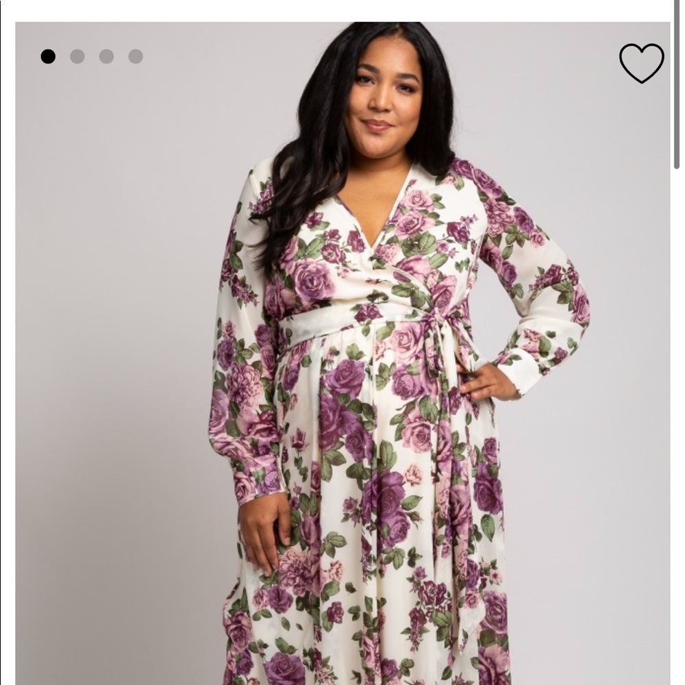 3xl pink blush maternity dress